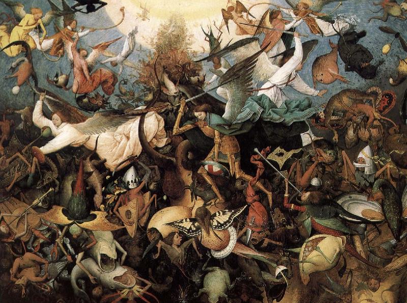 Pieter Bruegel Angels fall oil painting picture